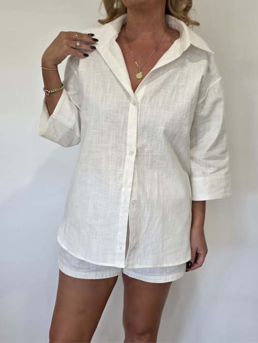 The Women's Como Shirt - White