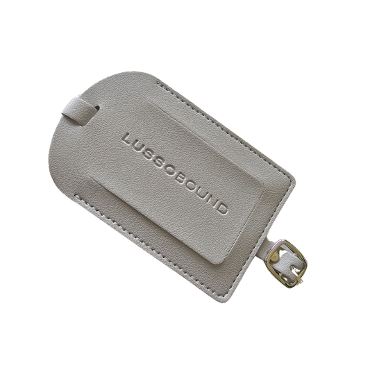 Vegan Leather Luggage Tags