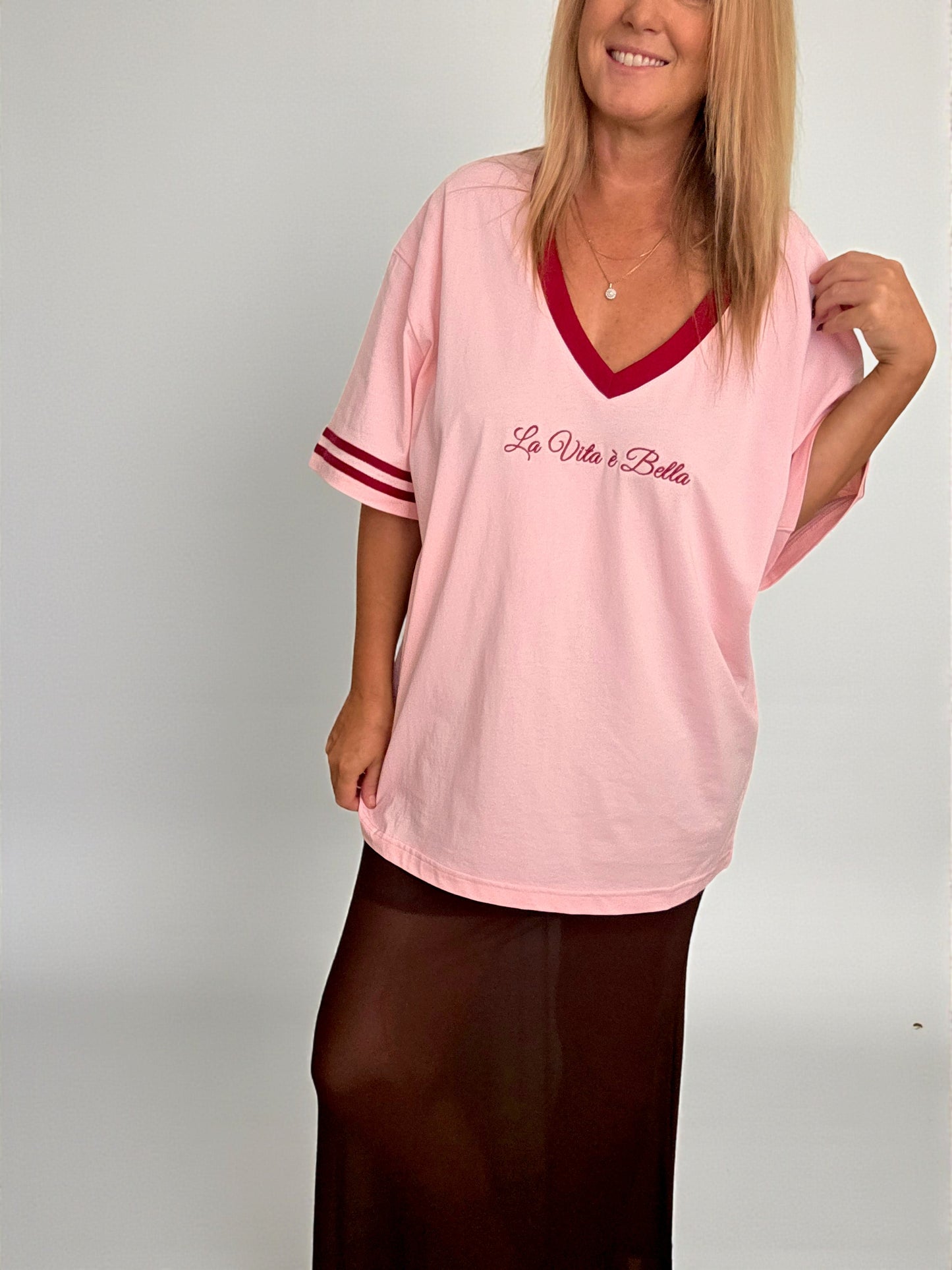 La Vita È Bella Oversized Tee