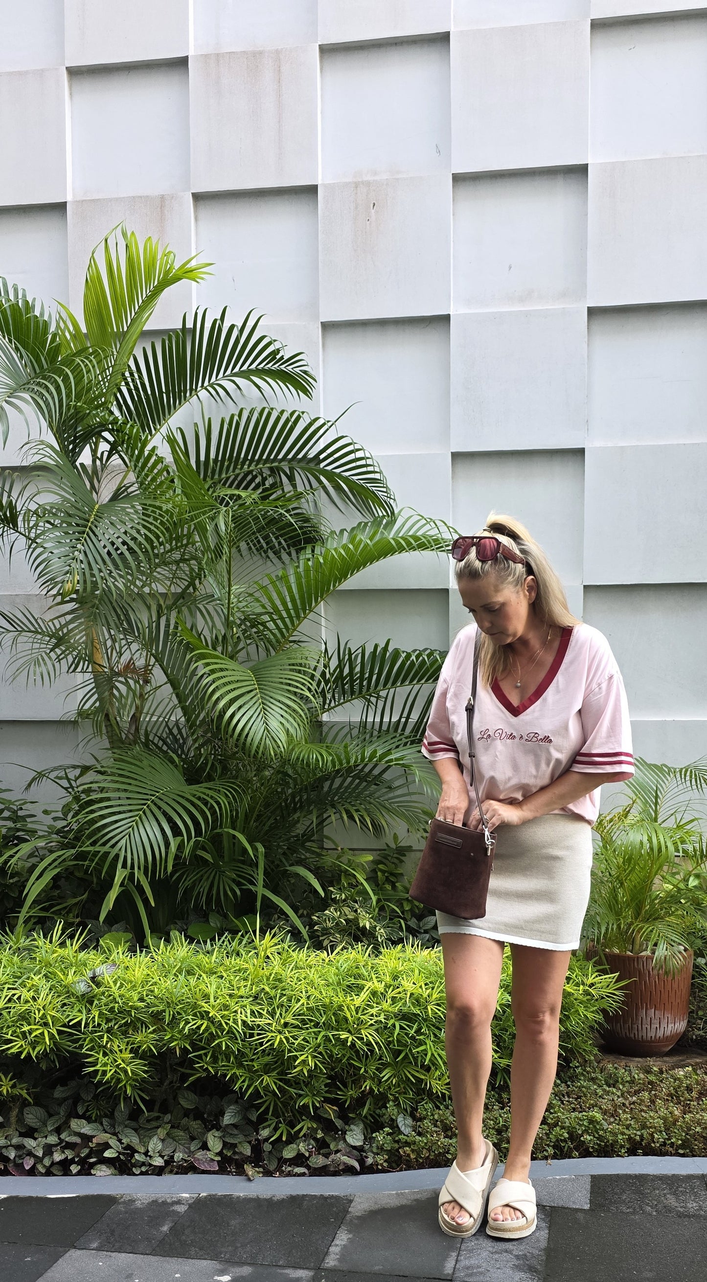 The Suede Mini Florence Crossbody