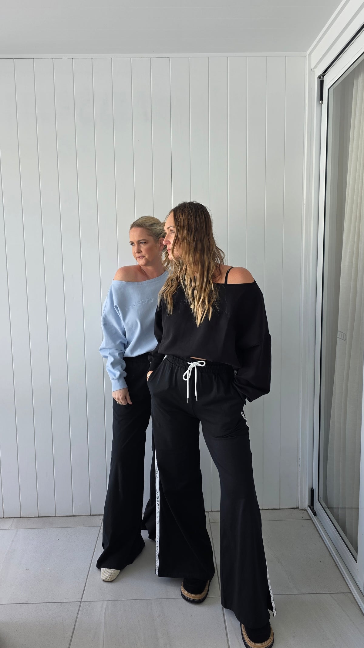 Lusso Wide Leg Pants - Black