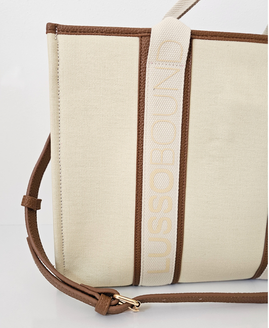 The Lusso Traveller Tote - Chocolate