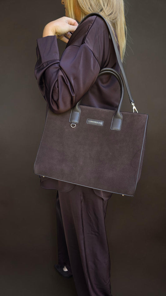 The Suede Milano Travel Tote