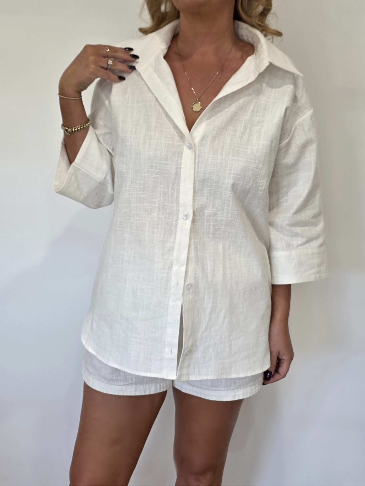 The Women's Como Shirt - White
