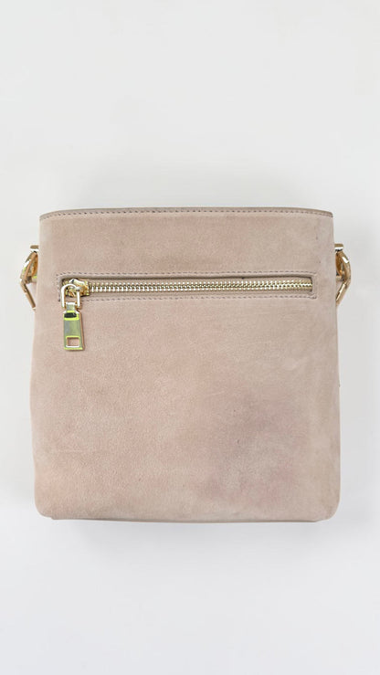 The Suede Mini Florence Crossbody - Sand