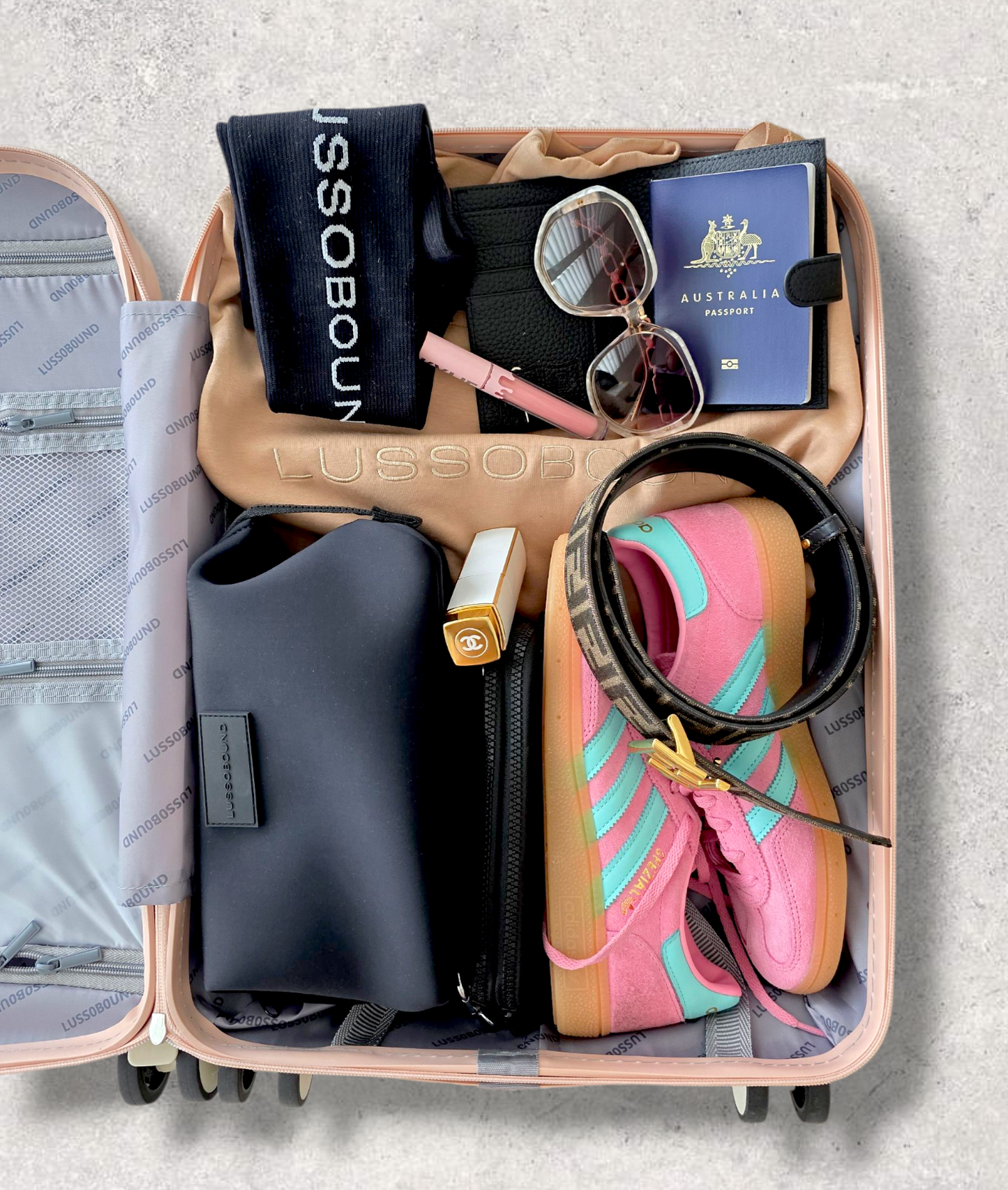 The Lusso Make-up Pouch Set