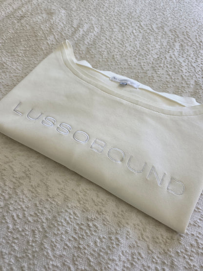 The Layover Off-Shoulder Sweater - White