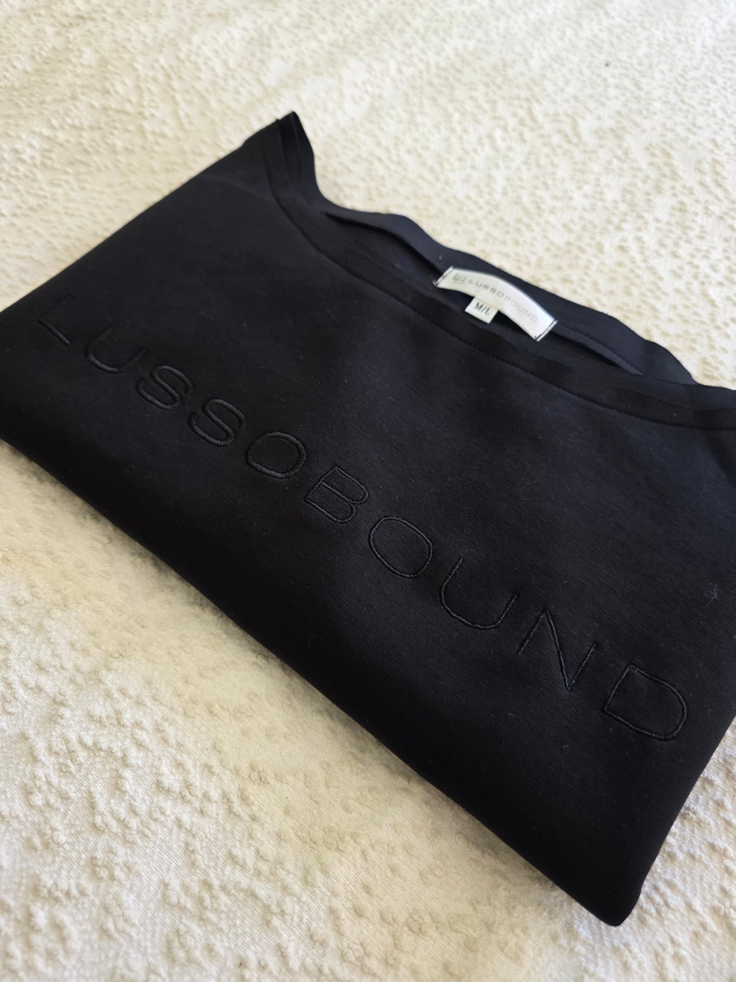 The Layover Off-Shoulder Sweater - Black