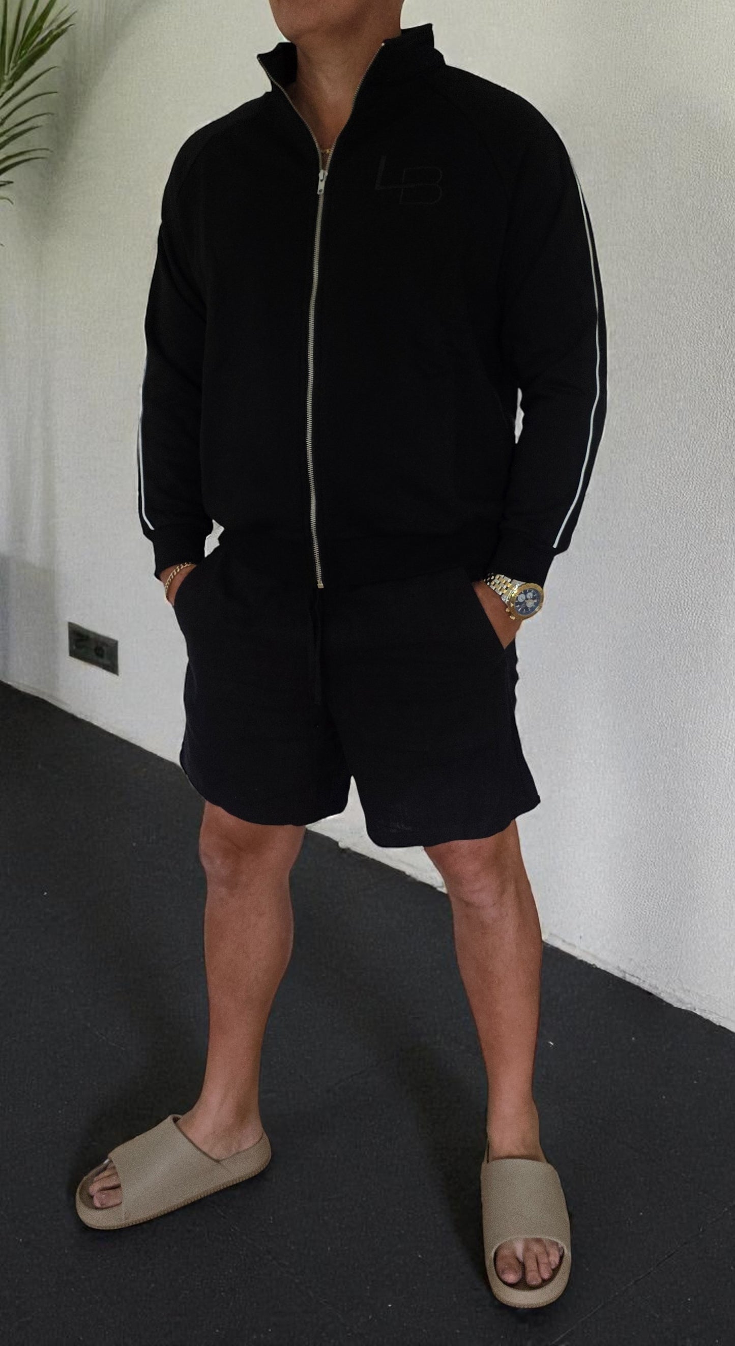 The Unisex Track Jacket - Black