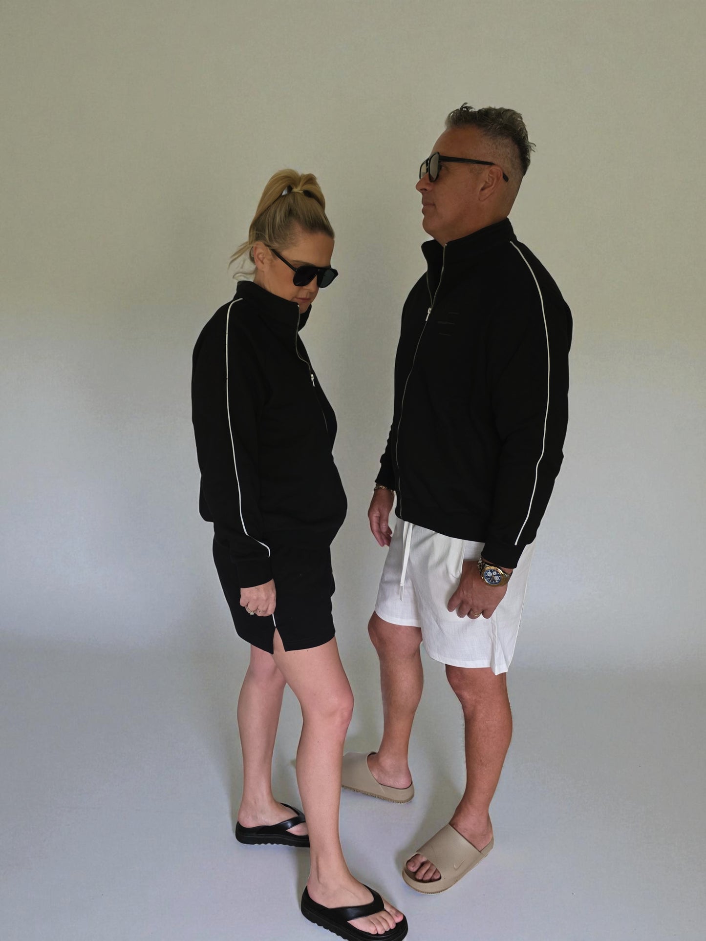 The Unisex Track Jacket - Black