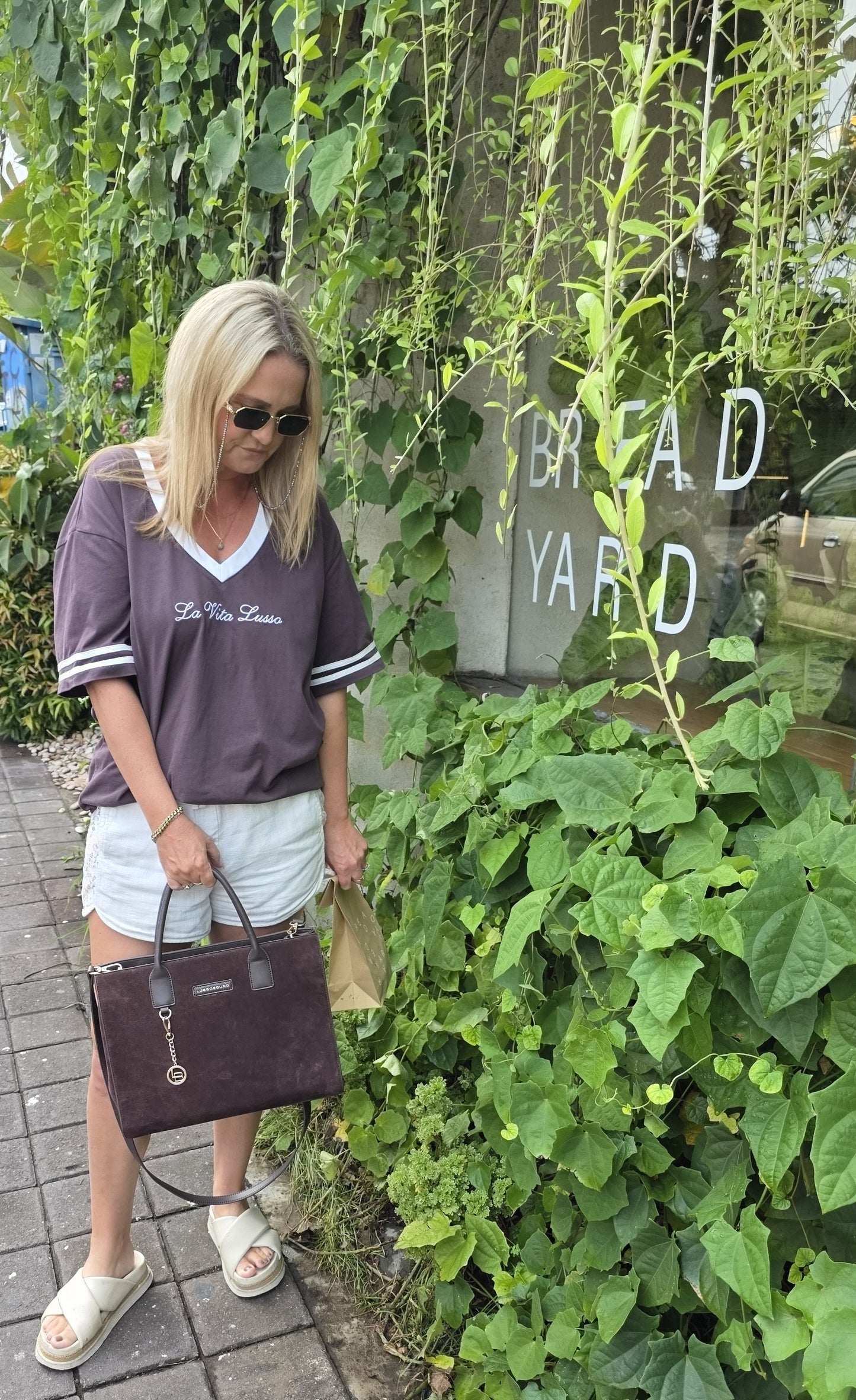 The Suede Milano Travel Tote