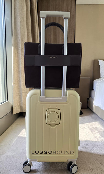 The Suede Milano Travel Tote