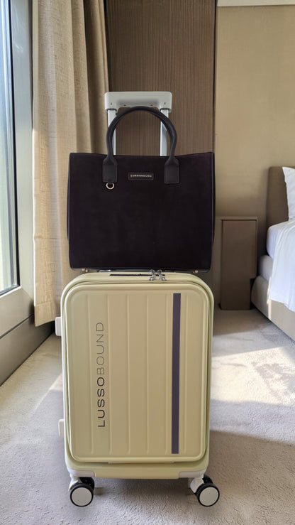The Suede Milano Travel Tote