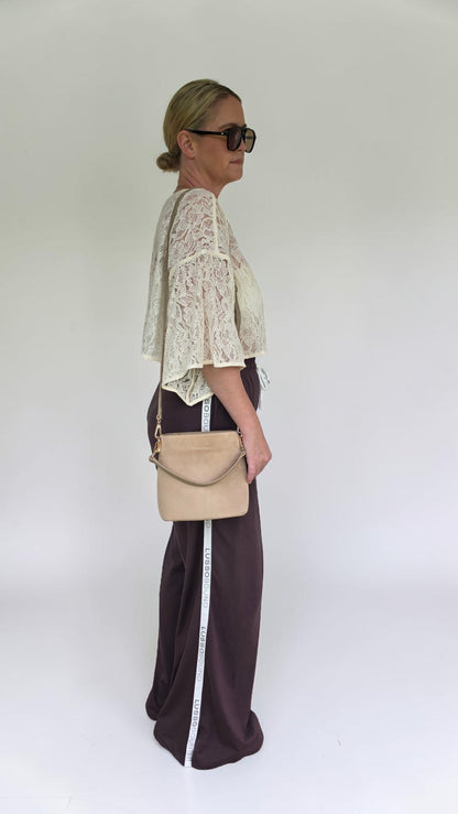 Lusso Wide Leg Pants - Chocolate