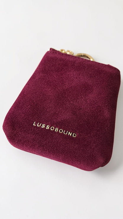 Mini Coin Pouch - Wine