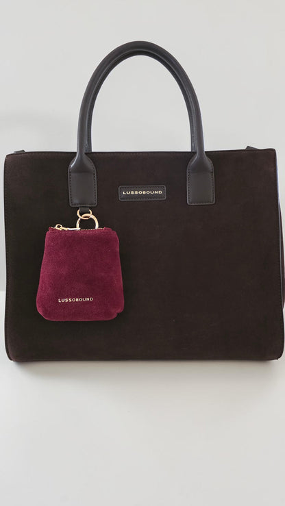 Mini Coin Pouch - Wine