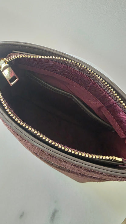 The Suede Mini Florence Crossbody - Deep Mocha