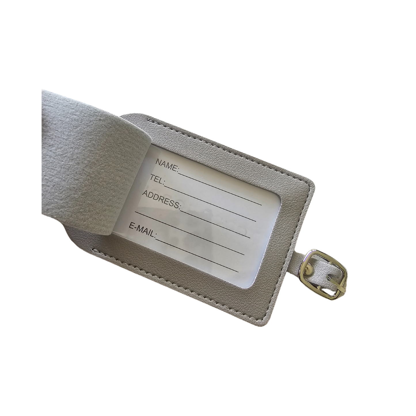 Vegan Leather Luggage Tags