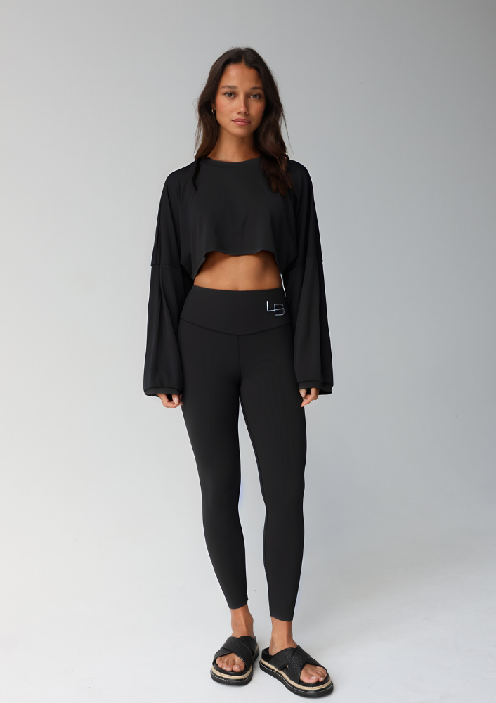 The Essential Long Sleeve Cropped Top