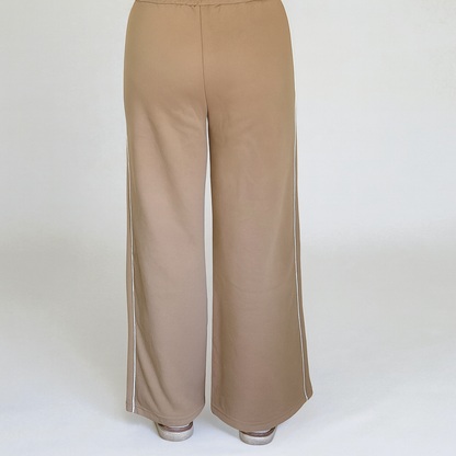 The Track Pants - Latte
