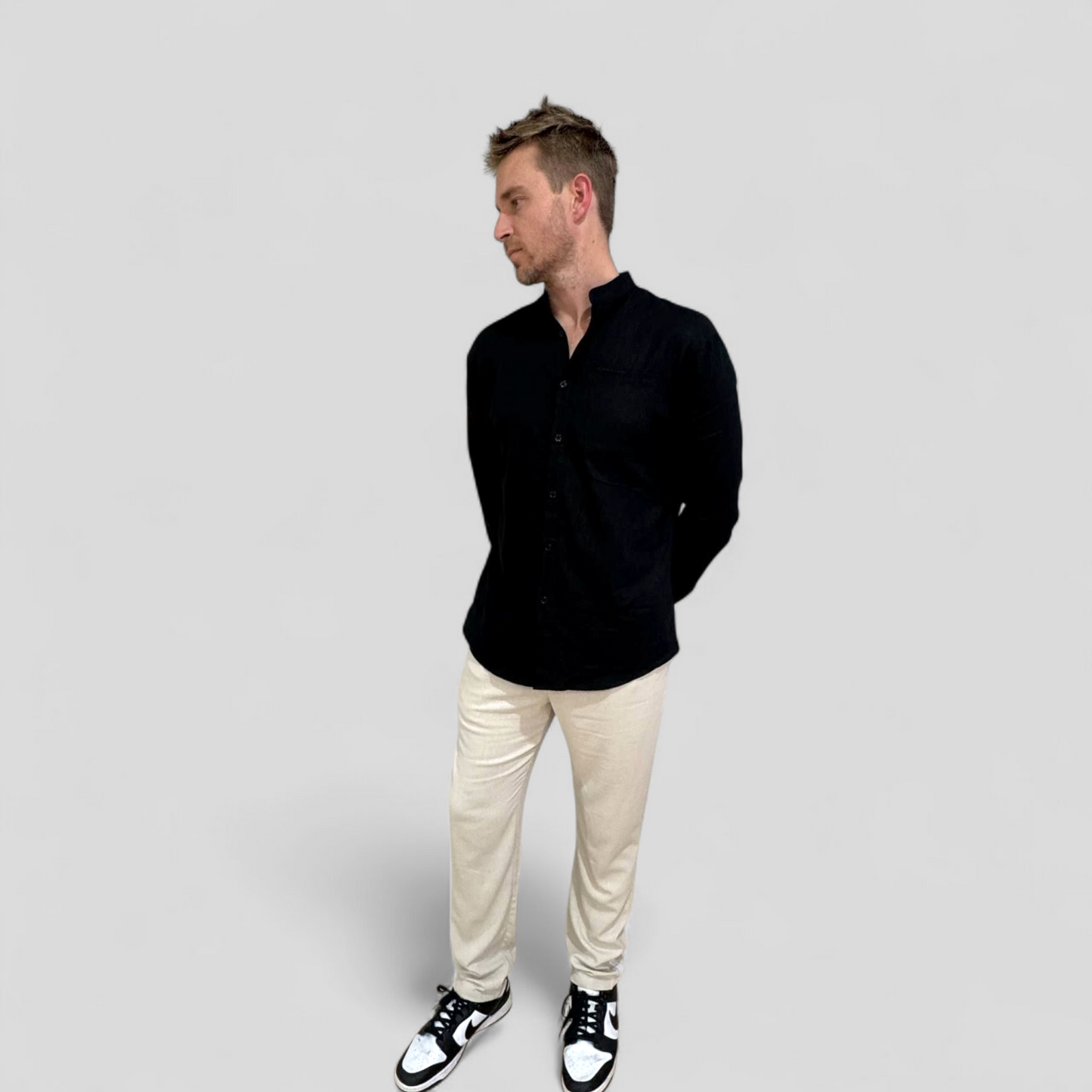 Men's Lusso Trousers - Beige