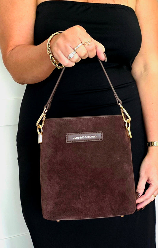 The Suede Mini Florence Crossbody