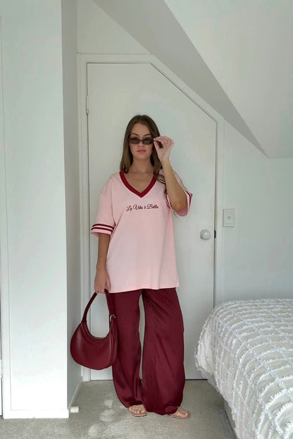 La Vita È Bella Oversized Tee