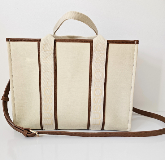 The Lusso Traveller Tote - Chocolate