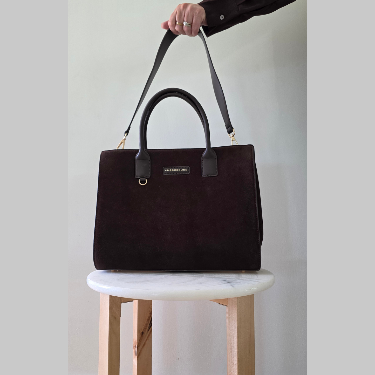The Suede Milano Travel Tote