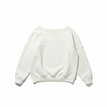 The Layover Off-Shoulder Sweater - White