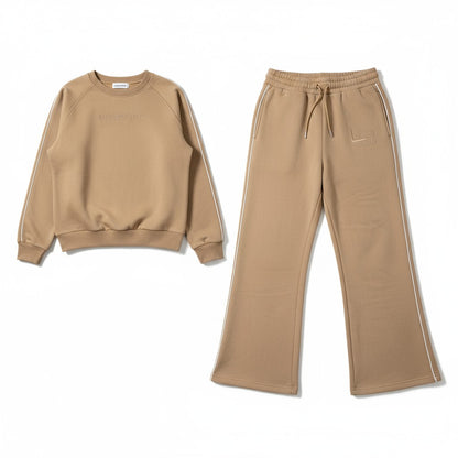 The Track Sweater - Latte