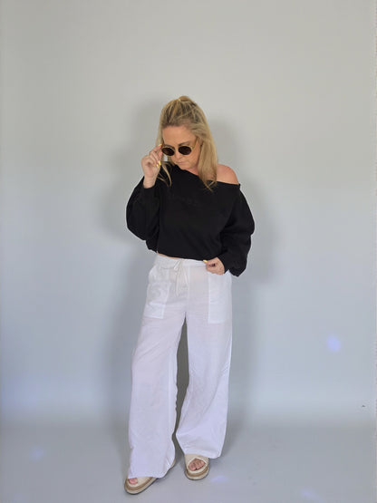 The Layover Off-Shoulder Sweater
