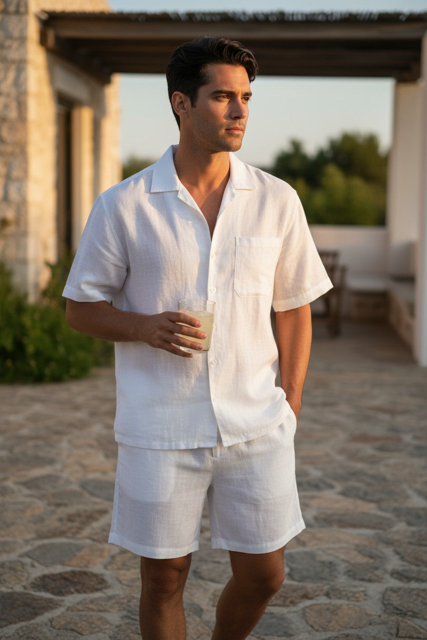 The Men's Como Shirt - White