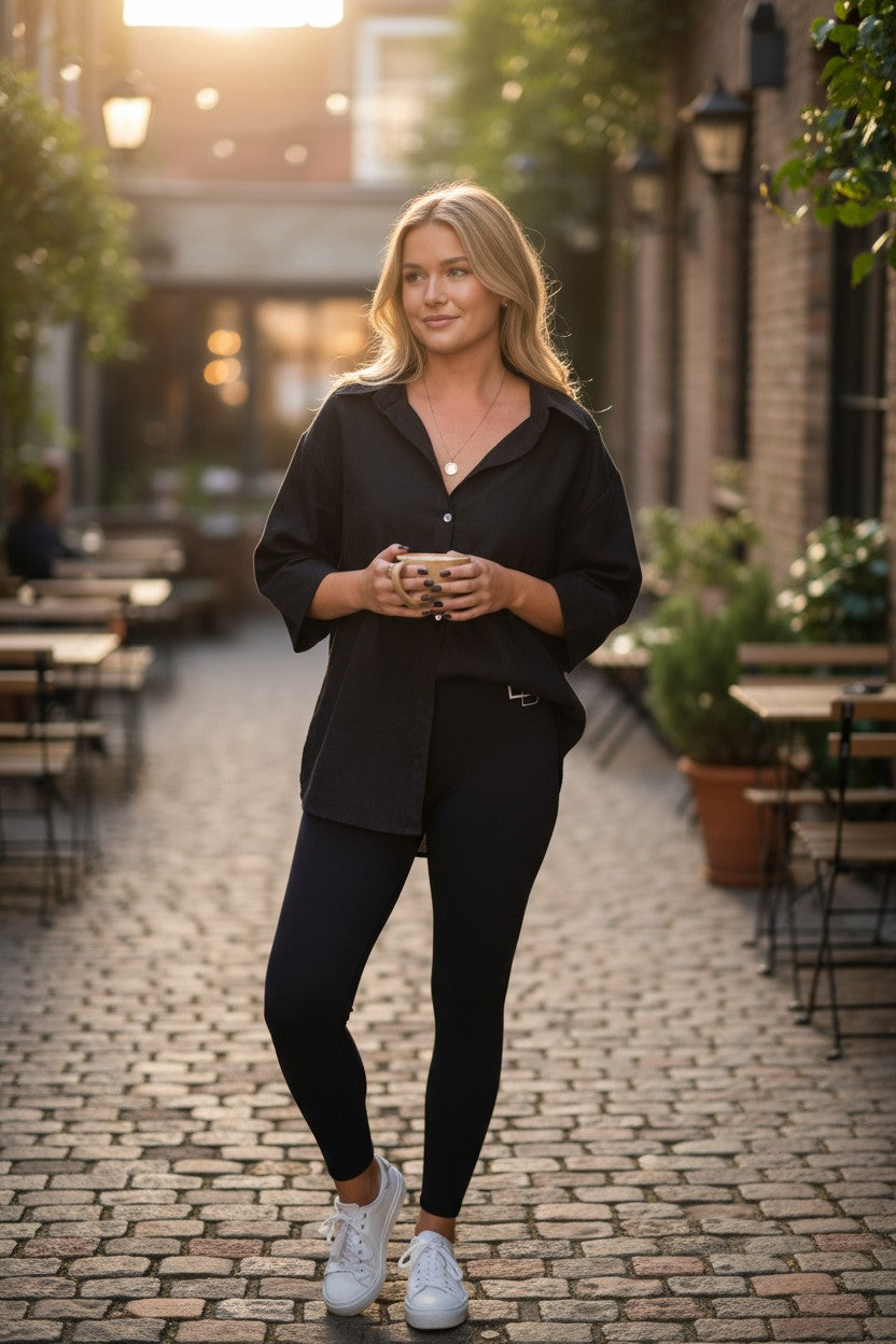 The Women's Como Shirt - Black