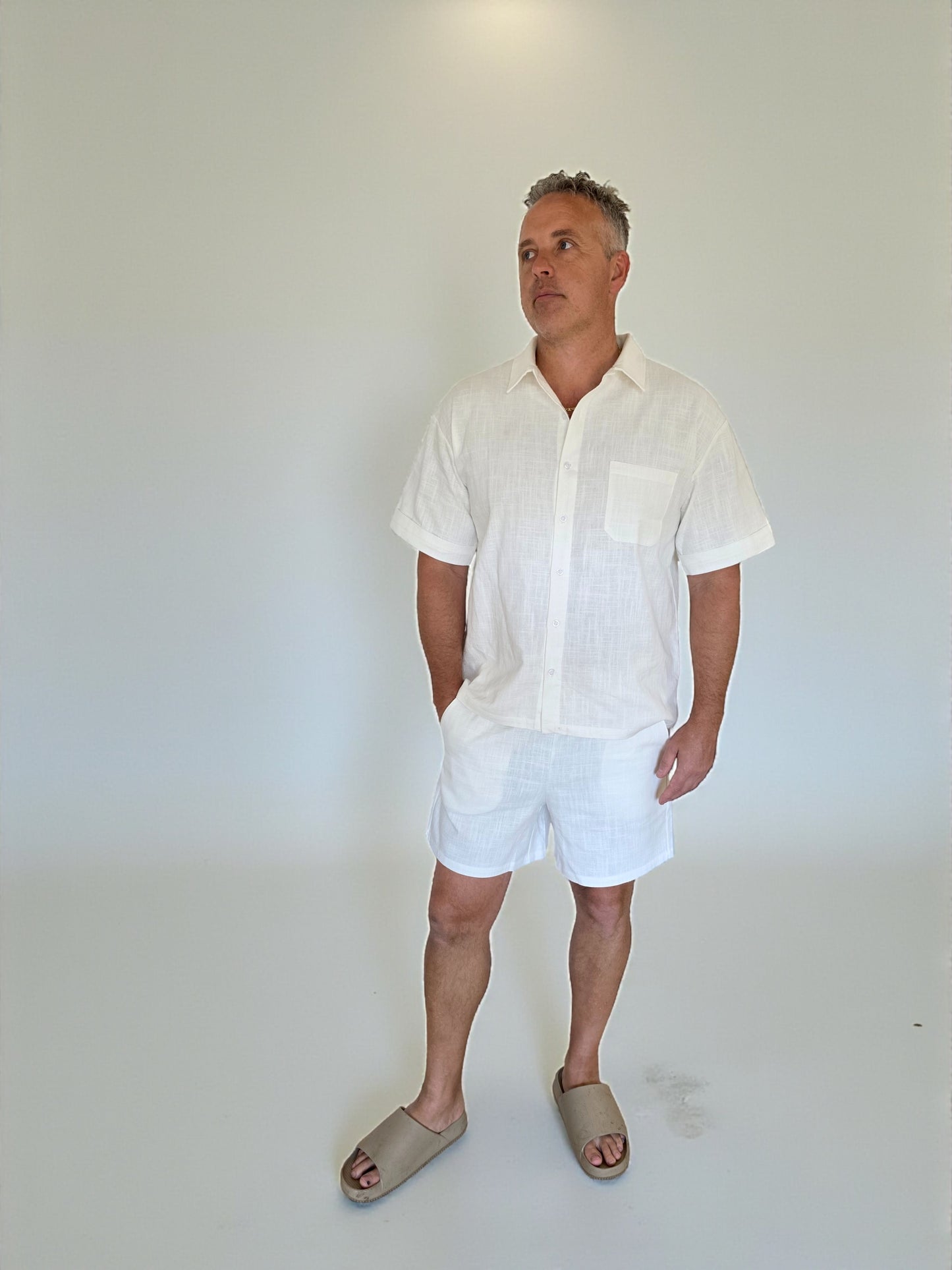 The Men's Como Shorts - White