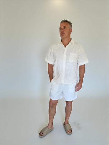 The Men's Como Shirt - White