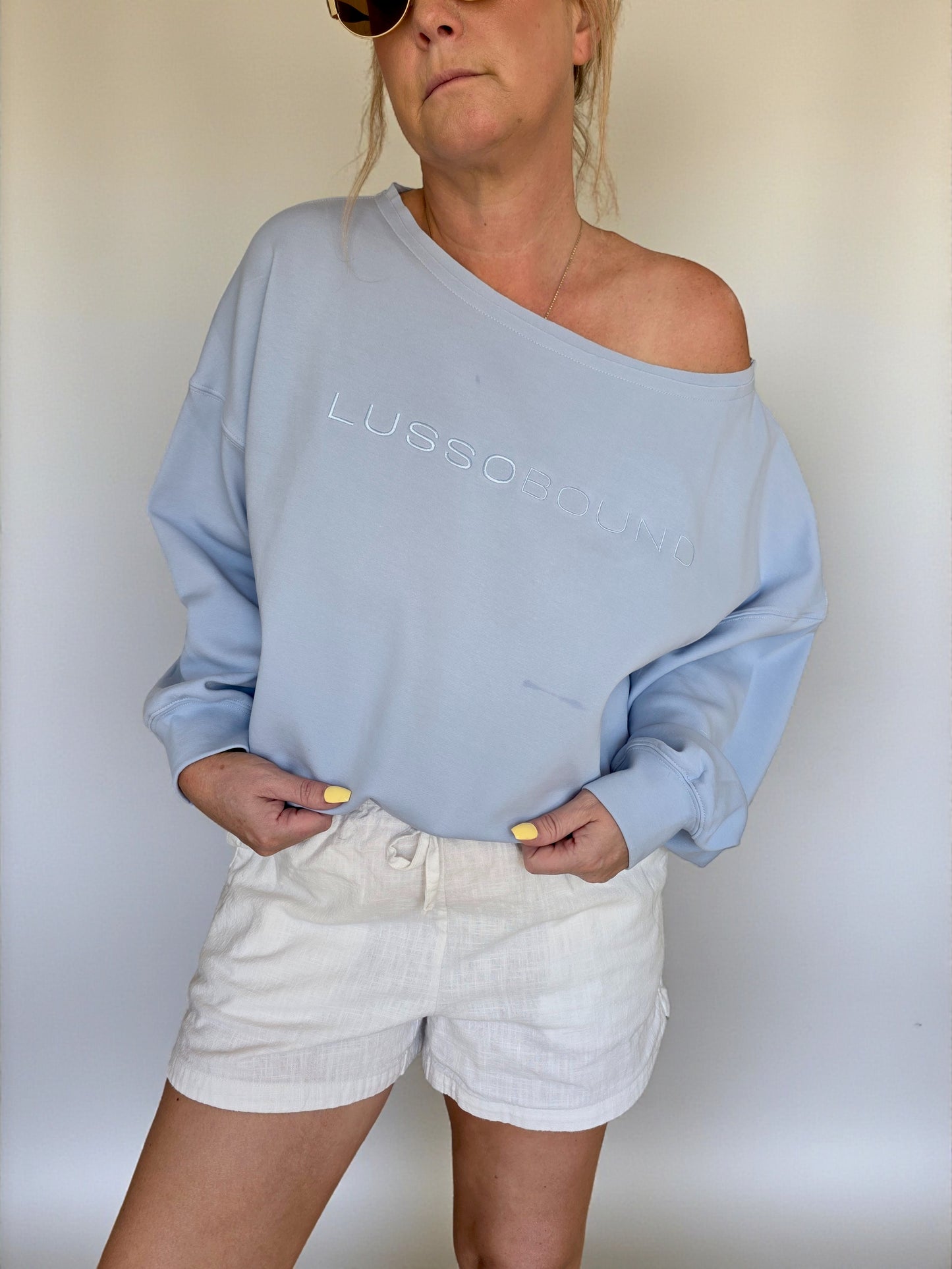 The Layover Off-Shoulder Sweater - Black